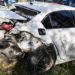 Volkswagen Jetan perään törmättiin kahdesti. Auto lyheni, mutta turvatyynyt eivät lauenneet.