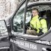 Häijään tasoite- ja maalaustyön autot nähdään Häijään ohella useimmiten Tampereella. Kuskin paikalla Miko Bergbom.